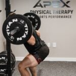 Strength training with Apex Physical Therapy and Sports Performance in Milton and Cumming, Georgia.